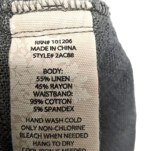 SOFT SURROUNDINGS Weekend Linen Blend Cargo Pants XL - Picture 7 of 8